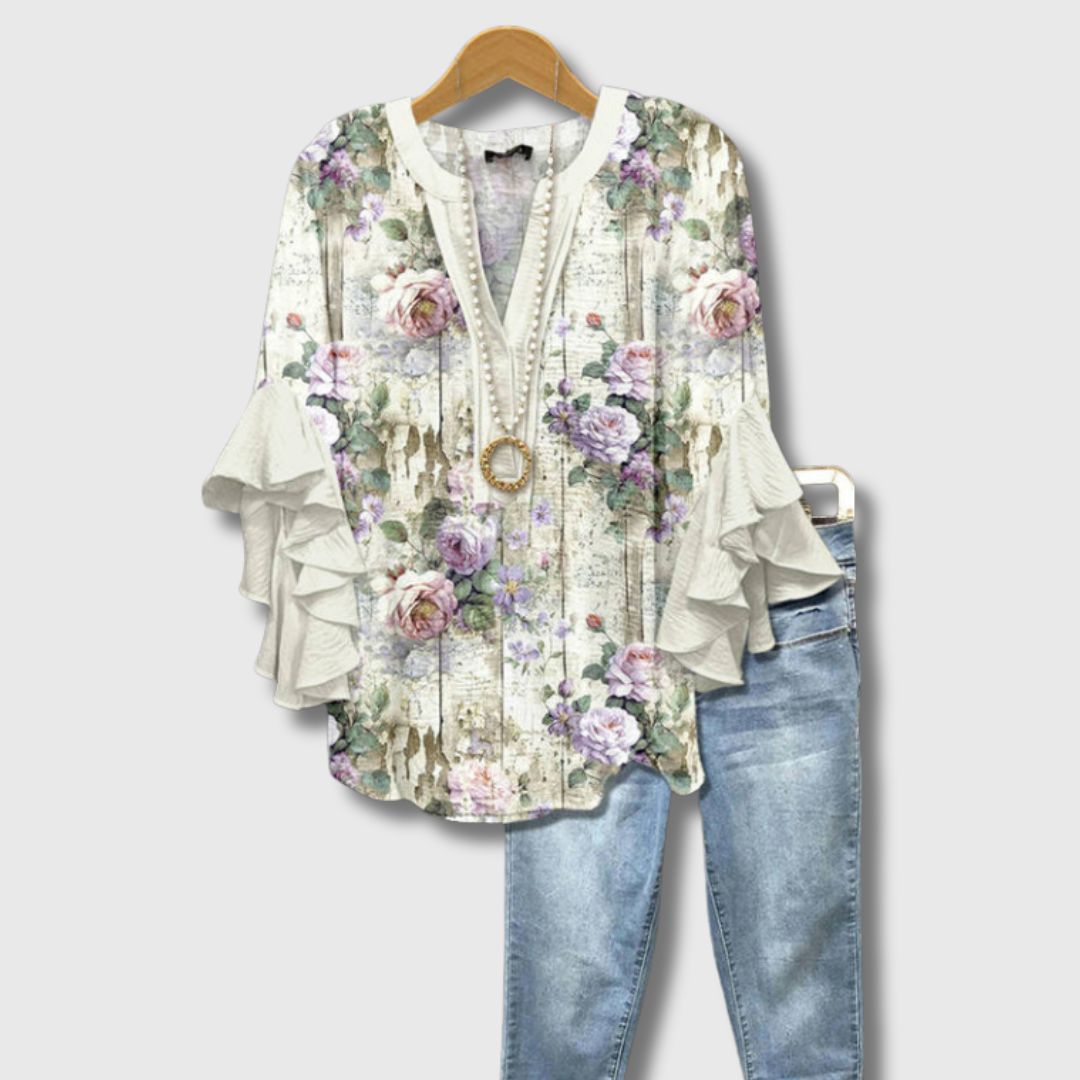 Manon - Chic cvjetna bluzica za elegantne žene