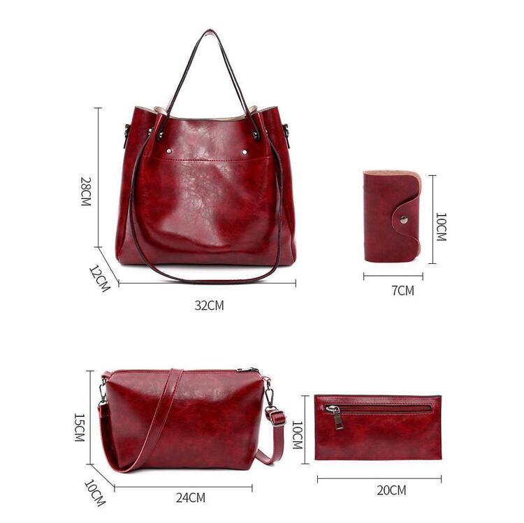 Greta™ - Vintage 4-Piece Bag Set