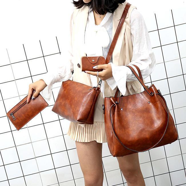 Greta™ - Vintage 4-Piece Bag Set