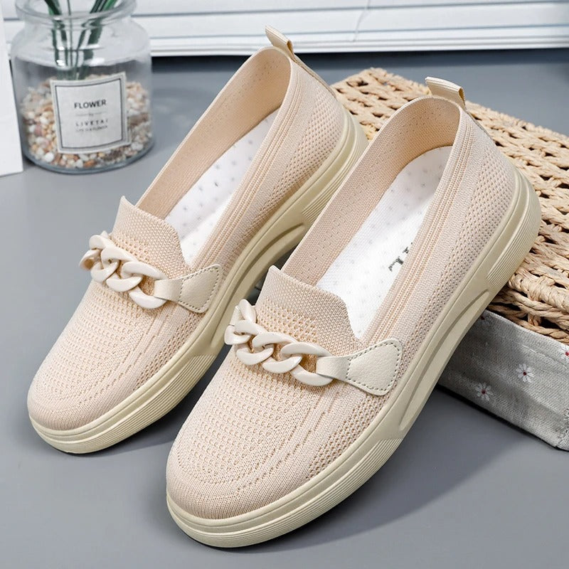 Meridian Glow - Elegant Flat Loafers