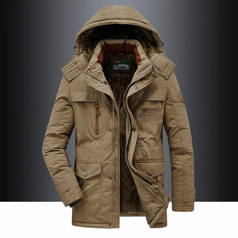 Ethan | Men’s Heavy-Duty Winter Hooded Coat