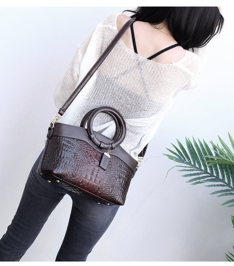 Ava™ - Elegant Handmade Croco Bag