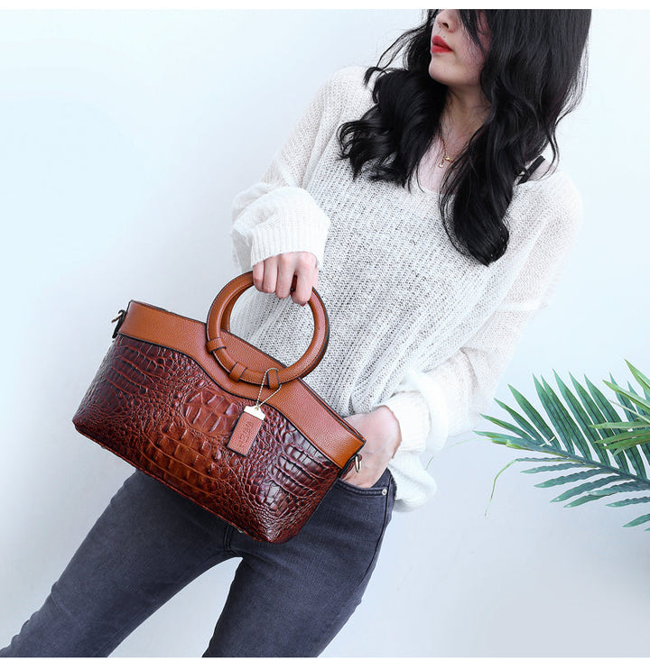 Ava™ - Elegant Handmade Croco Bag