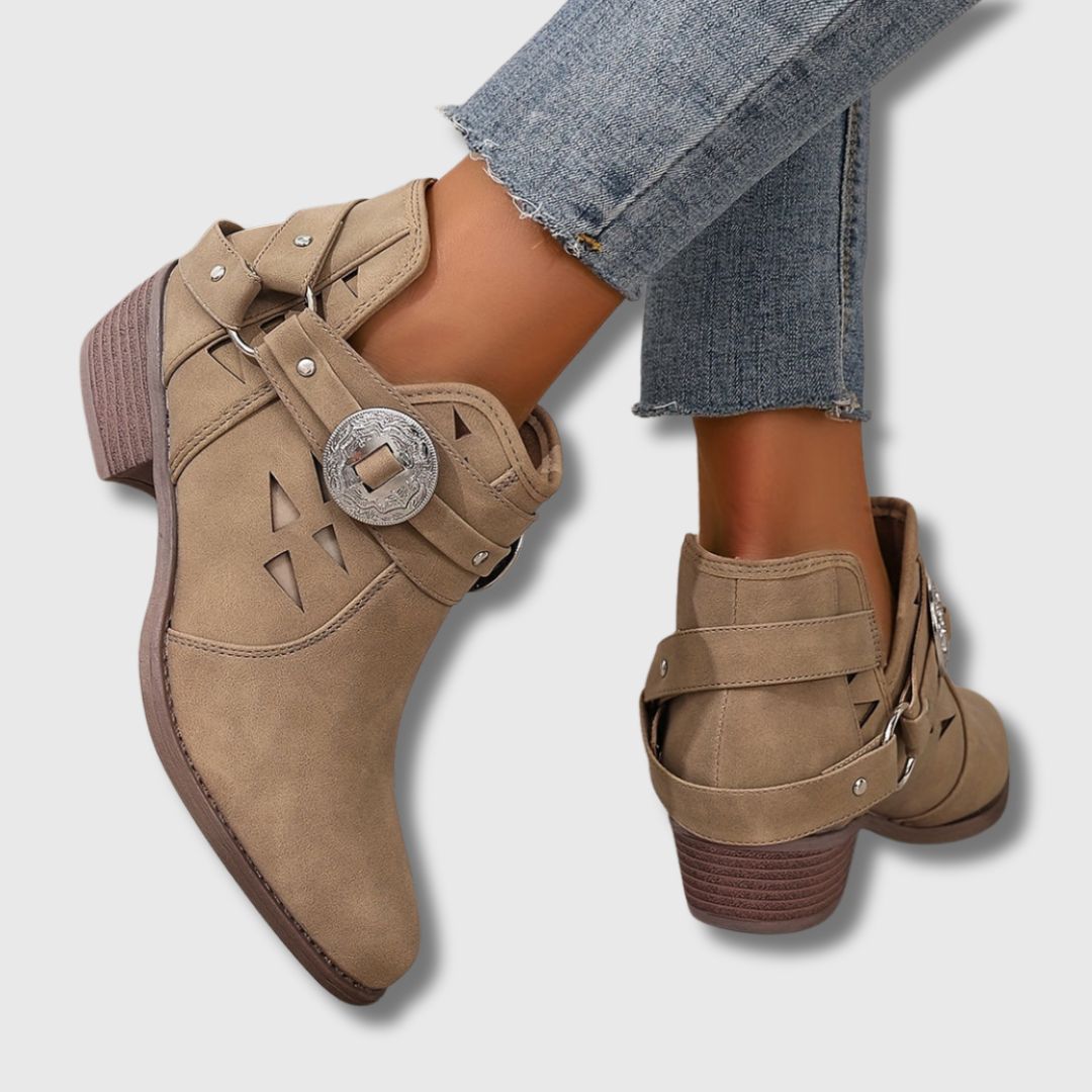 Clara – Ženske Čizme Western Chic | Ograničeno Izdanje