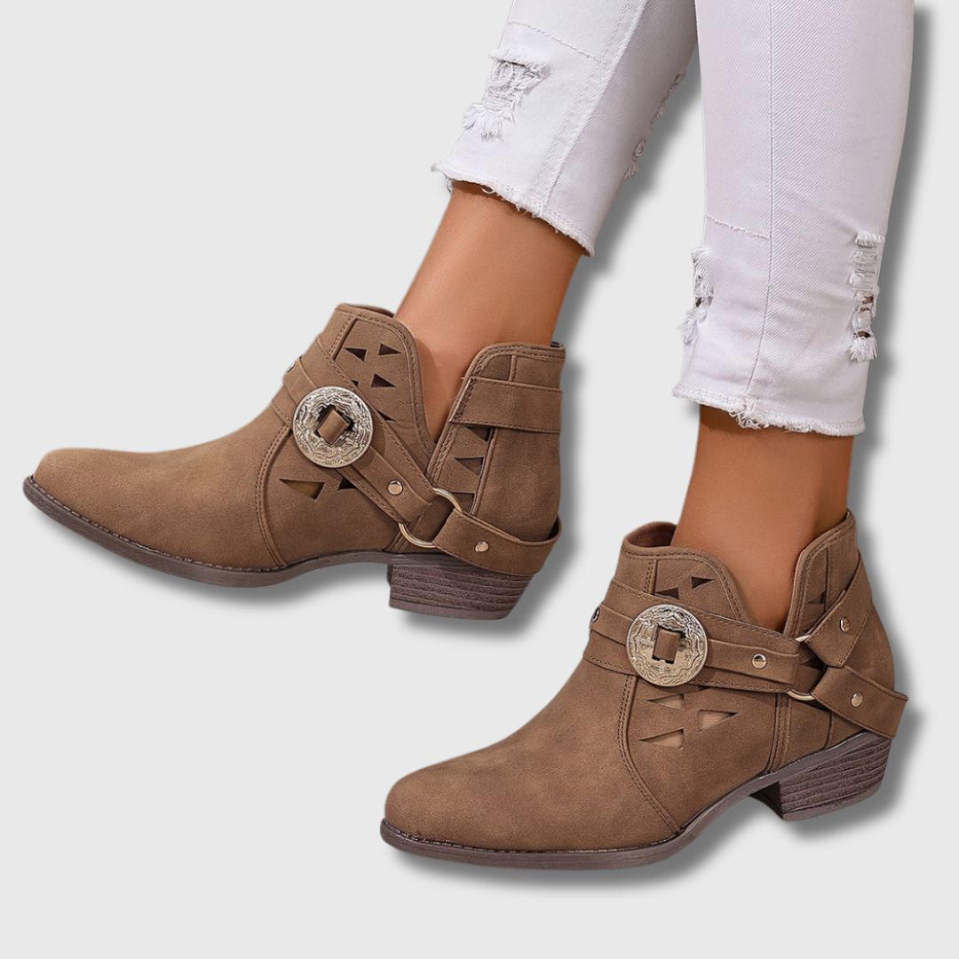 Clara – Ženske Čizme Western Chic | Ograničeno Izdanje