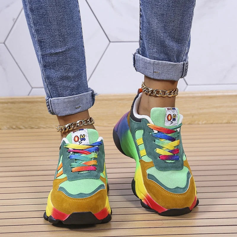 Luna™ - Colorful Stylish Sneakers With Arch Support