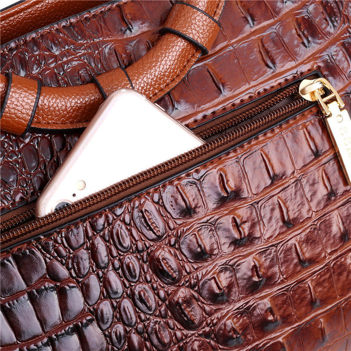 Ava™ - Elegant Handmade Croco Bag